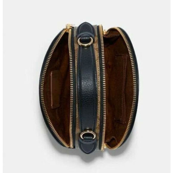 Coach Jean Michel Basquiat Signature Canteen Canvas Handbag Bag Brown Purse NEW - Picture 4 of 8